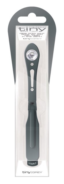 Boklys tiny 5x17,5cm grå