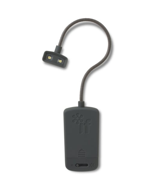 Boklys med dimmer grå