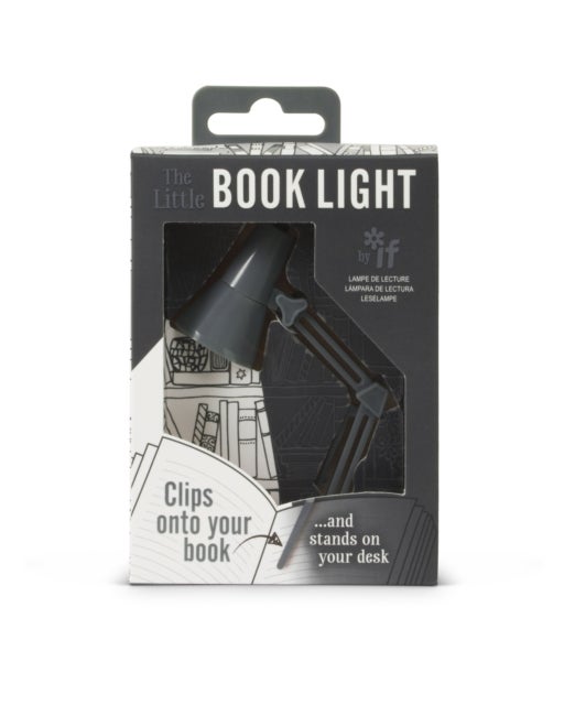 Boklys lampe grå