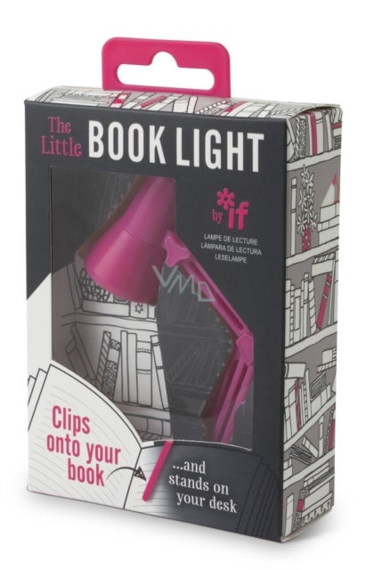 Boklys lampe rosa