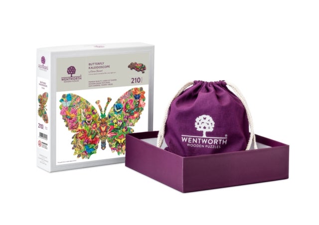 Butterfly Kaleidoscope 210 Piece Puzzle