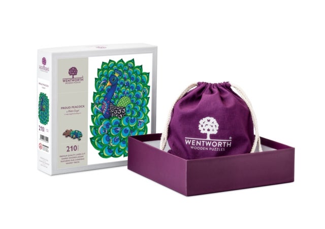 Proud Peacock 210 Piece Puzzle