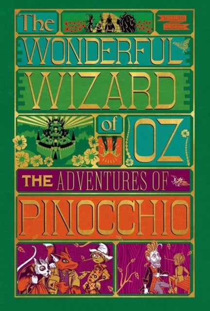 Adventures of Pinocchio and Wonderful Wizard of Oz, MinaLima Illus.  Box Set - The Adventures of Pinocchio; The Wonderful Wizard of Oz