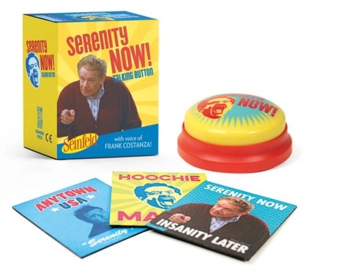 Seinfeld: Serenity Now! Talking Button - Featuring the voice of Frank Costanza!