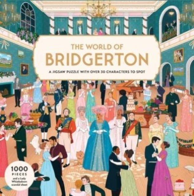 The World of Bridgerton - A 1000-piece jigsaw puzzle with over 30 characters to spot