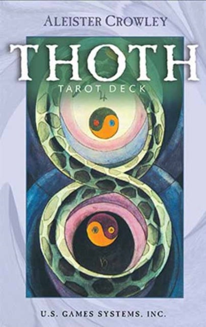 Crowley Thoth Tarot (Premier Edition - Small) - Premier Edition with Small 78-Card Crowley Thoth Tarot Deck by Aleister Crowley, Painted by Lady Frieda Harris, Astrological & Qabalistic Symbolism, Includes Booklet & Full-Color Spread Sheet