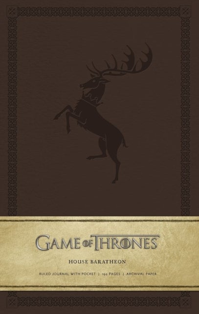 Game of Thrones: House Baratheon Hardcover Ruled Journal - Game of Thrones