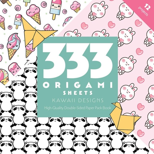 333 Origami Sheets Kawaii Designs - High-Quality Double-Sided Paper Pack Book