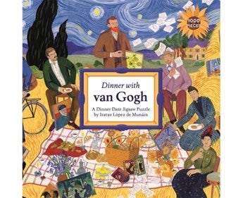 Dinner with van Gogh 1000- piece Puzzle