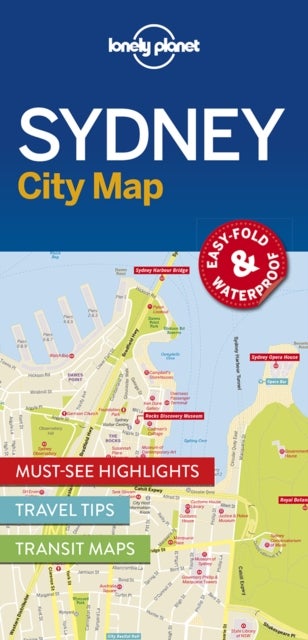 Lonely Planet Sydney City Map - city map