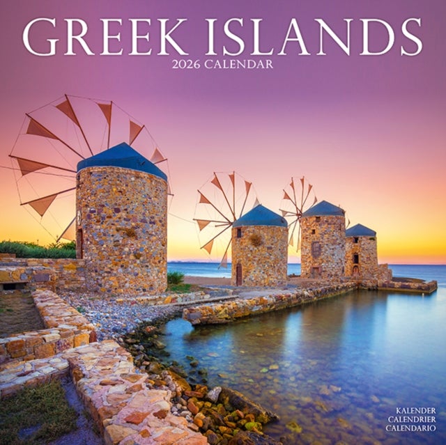Kalender 2026 30x30 Greek Islands