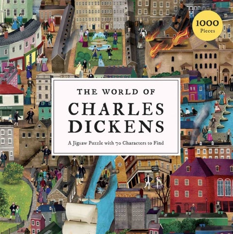 The World of Charles Dickens - A Jigsaw Puzzle with 70 Characters to Find