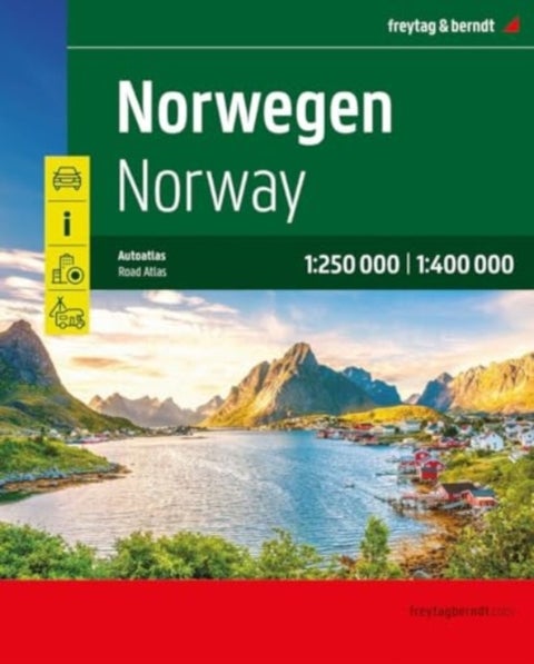 Norway Road Atlas 1:250.000 - 1:400.000