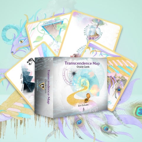 Transcendence Map Oracle - Alchemical Cartography for Remembrance and Navigation (46 Full-Color Cards and 112-Page Full-Color Guidebook)