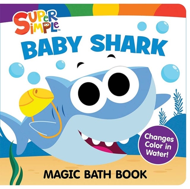 Super Simple™ Baby Shark Magic Bath Book - Changes Color in Water!