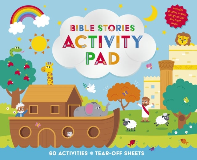 Bible Stories Activity Pad - 60 Activities for 5 years and under