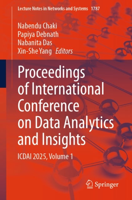 Proceedings of International Conference on Data Analytics and Insights - ICDAI 2025, Volume 1