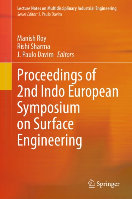 Proceedings of 2nd Indo European Symposium on Surface Engineering