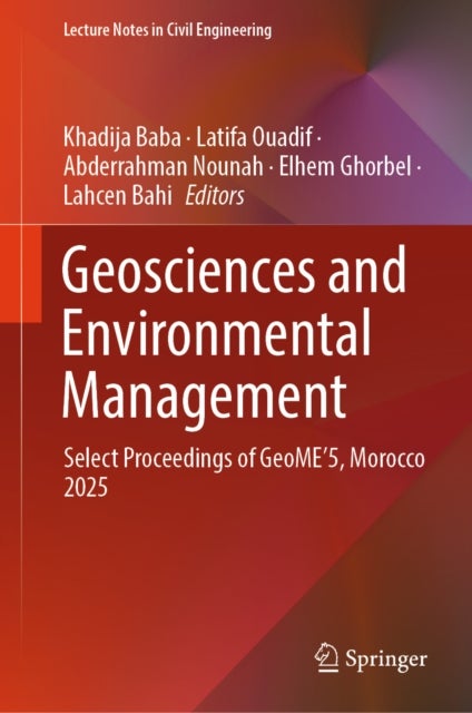 Geosciences and Environmental Management - Select Proceedings of GeoME’5, Morocco 2025