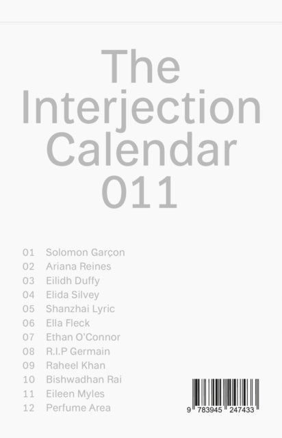 The Interjection Calendar 011