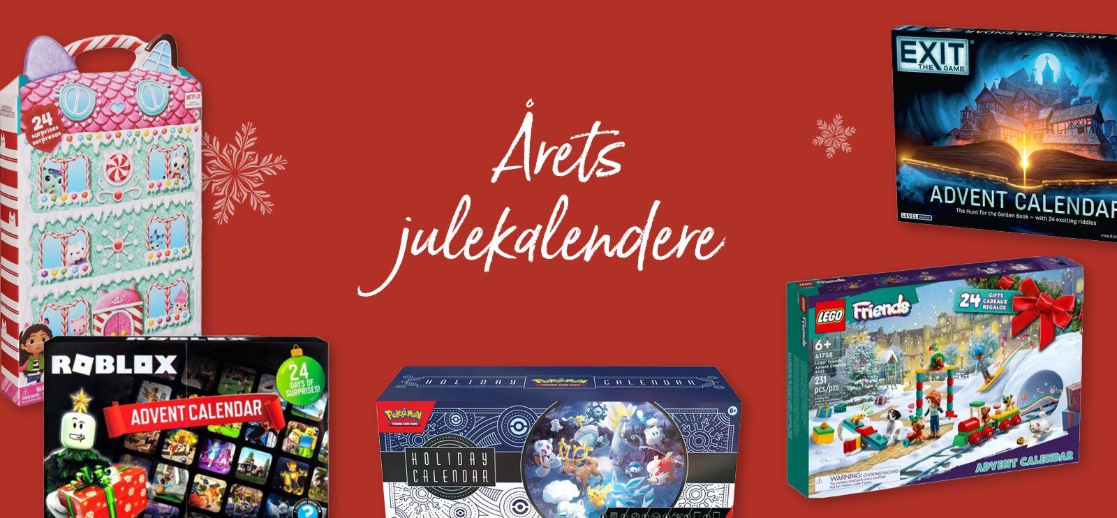 Årets julekalendere for barn 2023