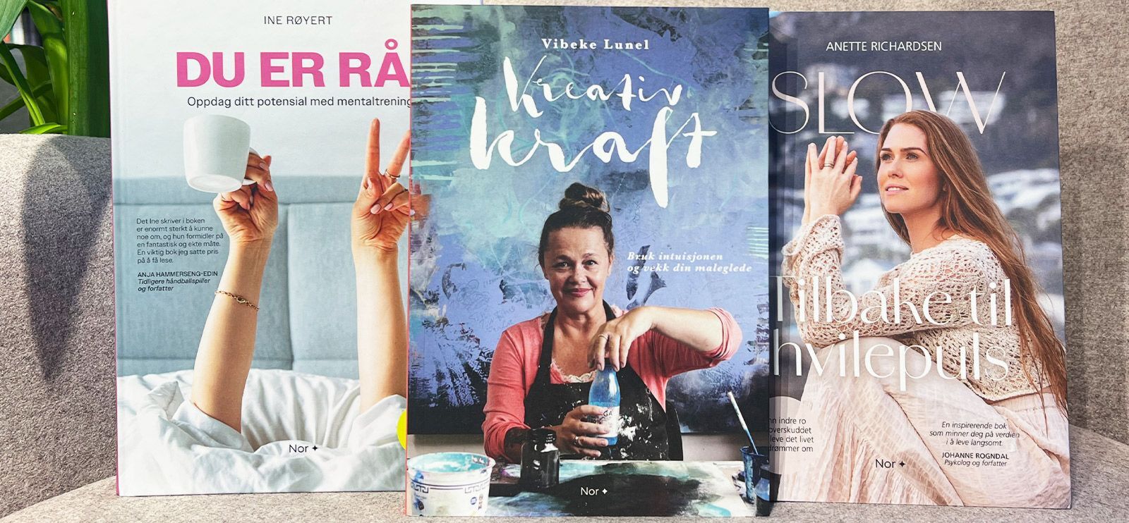 Inspirerende bøker om selvutvikling og en kreativ livsstil!