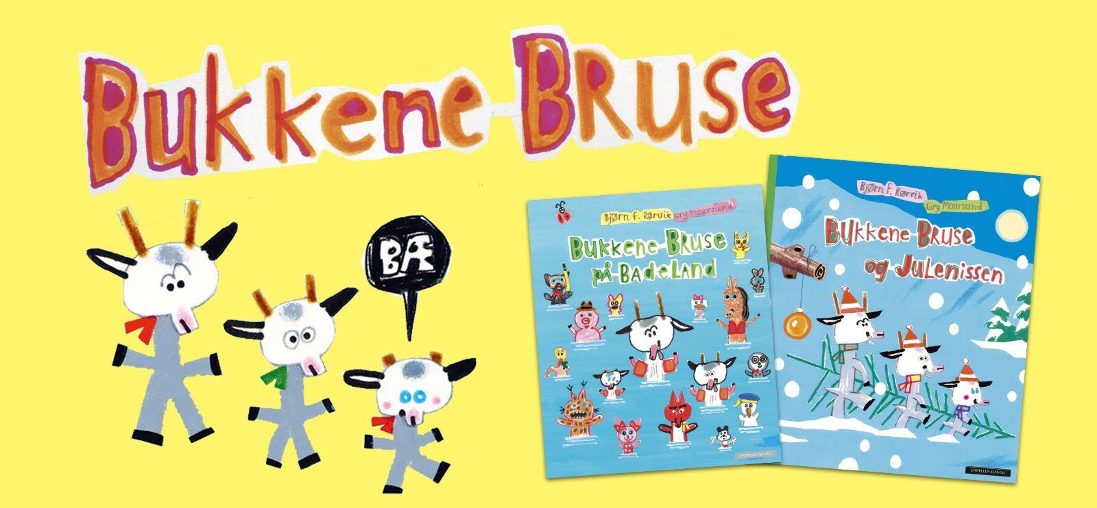 Bukkene Bruse er en ellevill barnebokserie!