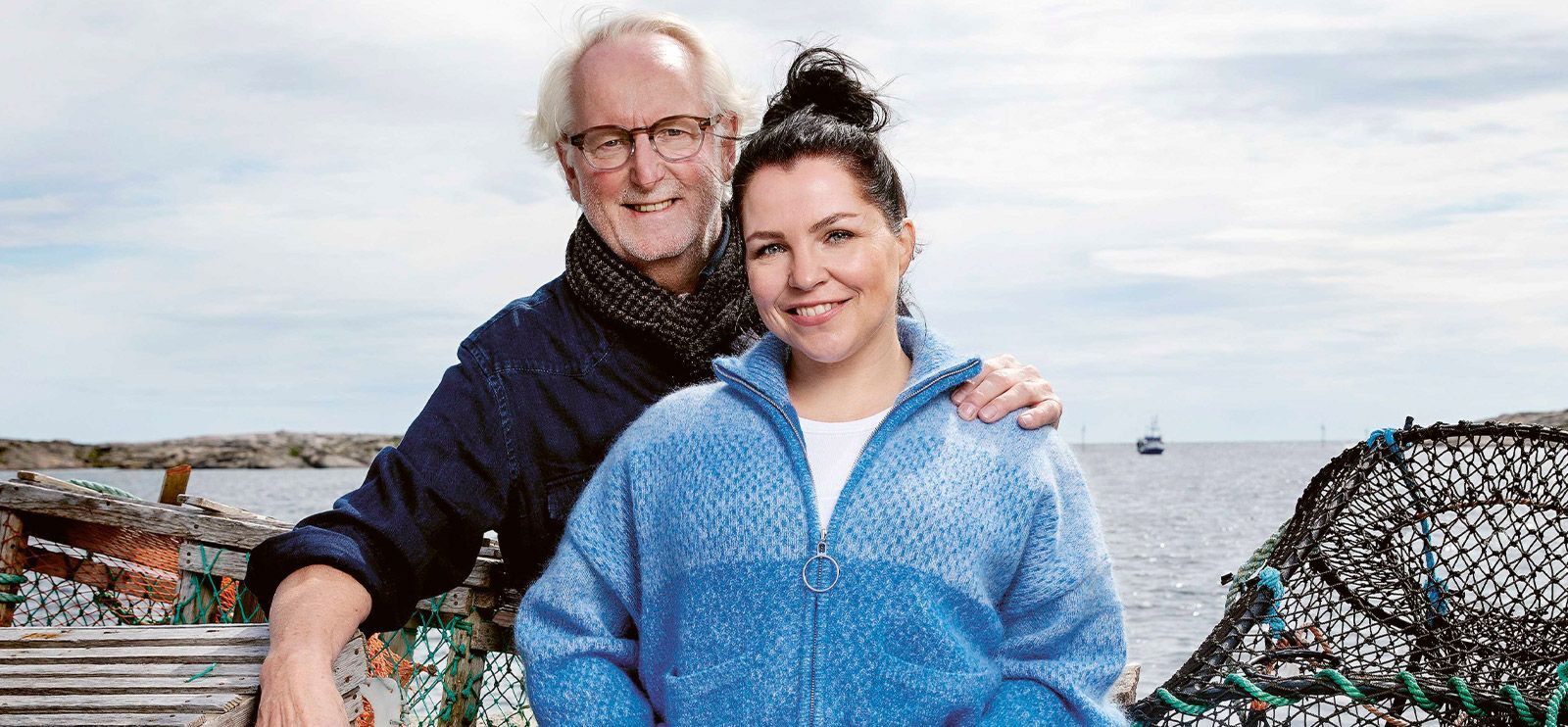 Hellstrøm og Rennan med ny kokebok! Foto: Agnete Brun