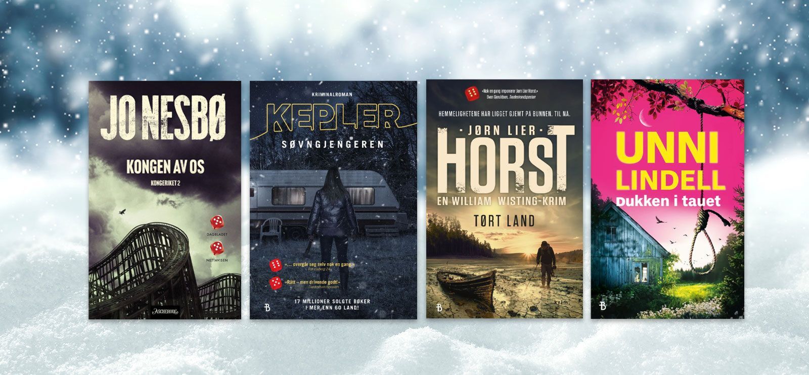 Ikke gå glipp av vinterens beste krimbøker!
