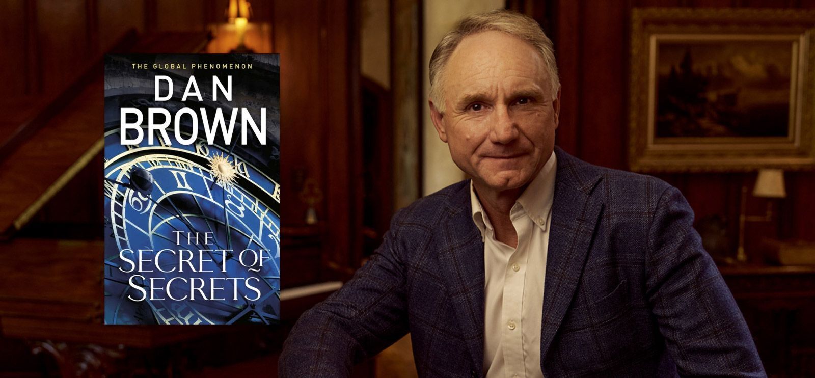 Dan Brown imponerer med sin nye bok The Secret of Secrets. Foto: Ben Flythe