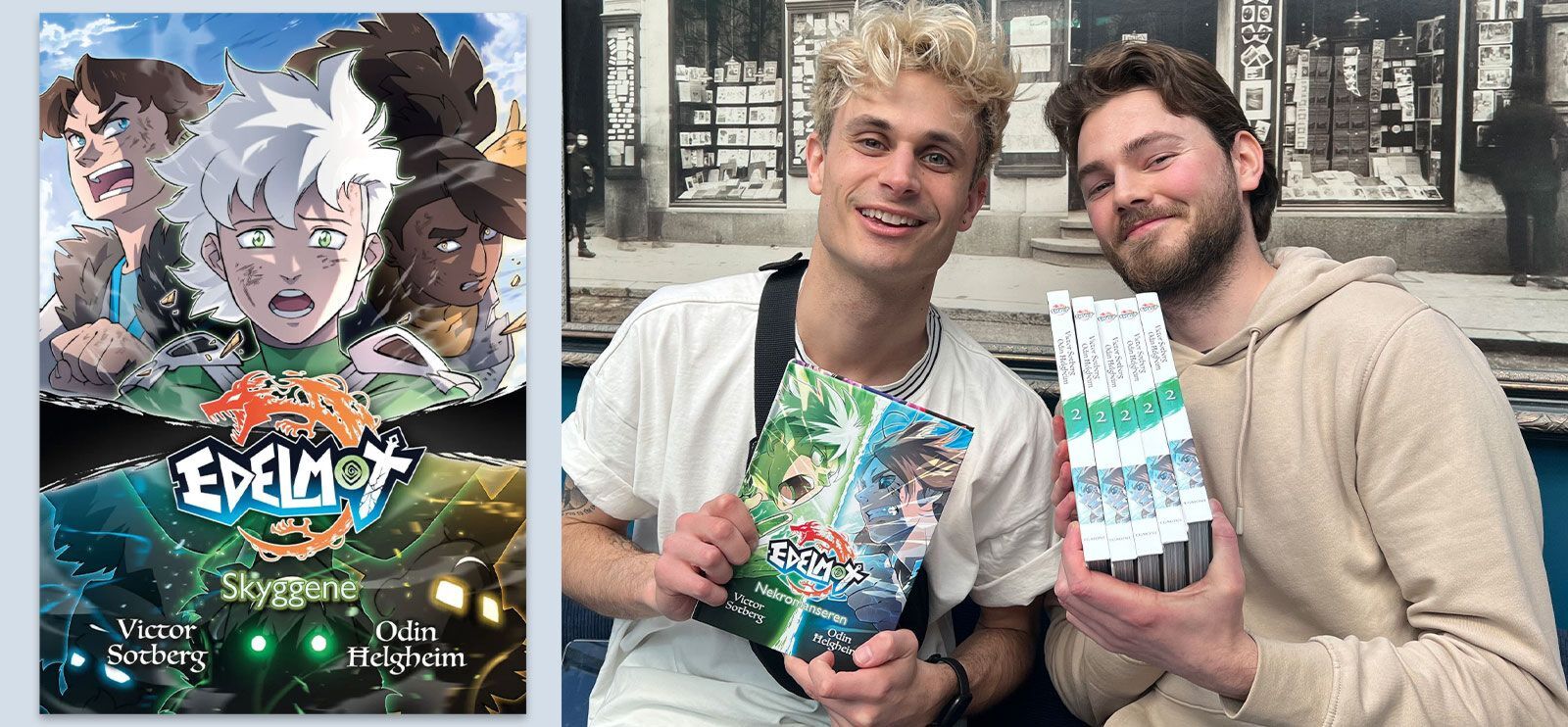 Barnas favoritt: Victor Sotberg og Odin Helgheims bestselgende barnebokserie skaper leselyst!