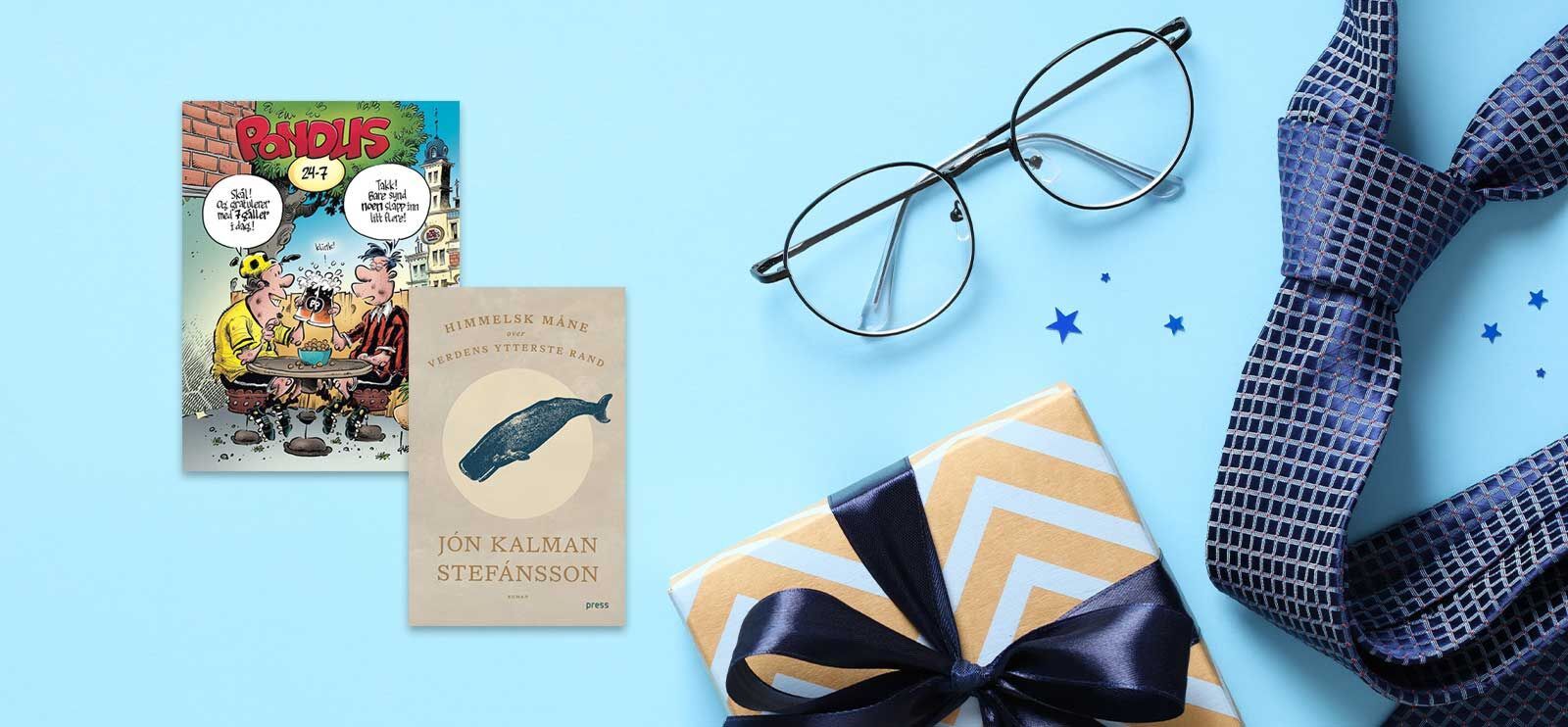 Overrask pappa med en spennende bok!