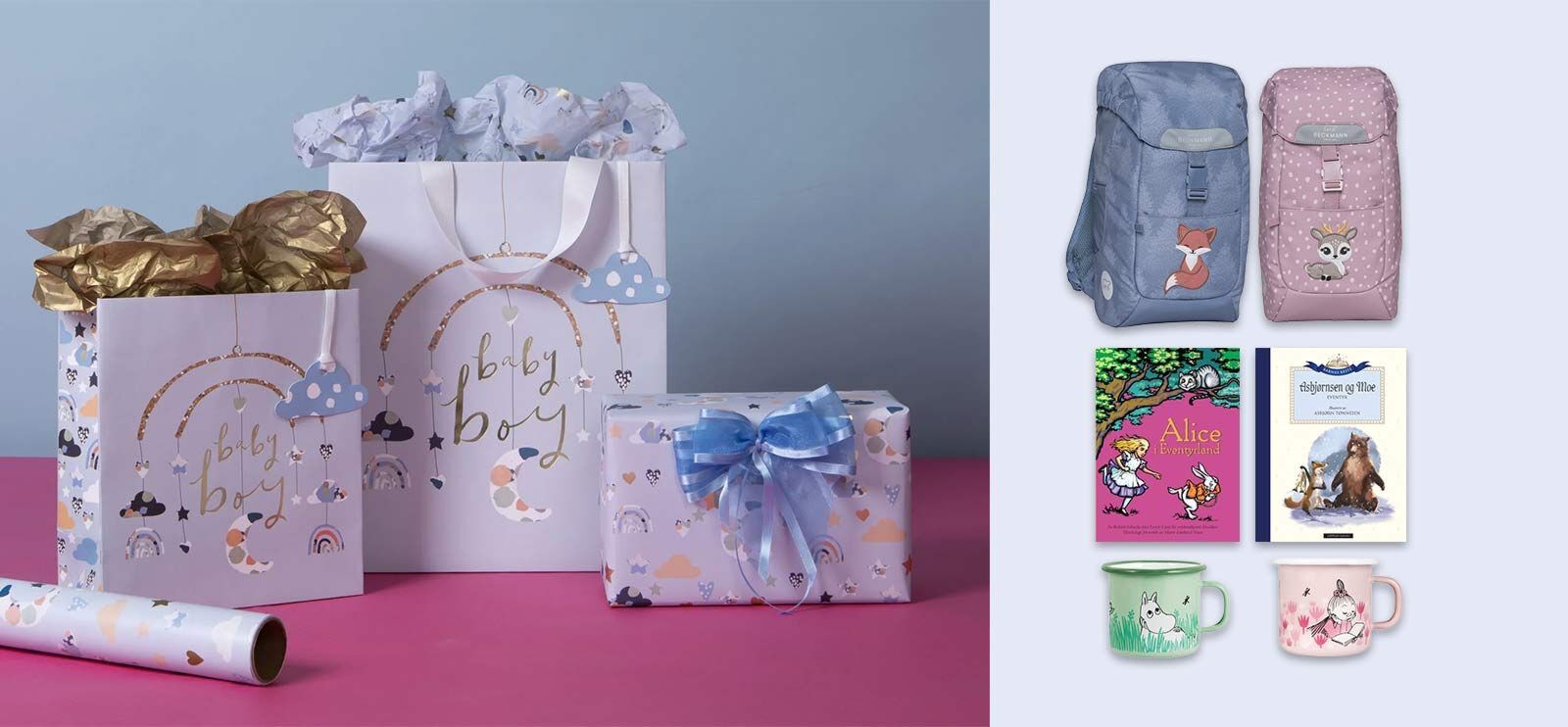 Fine gaver til dåp og navnefest