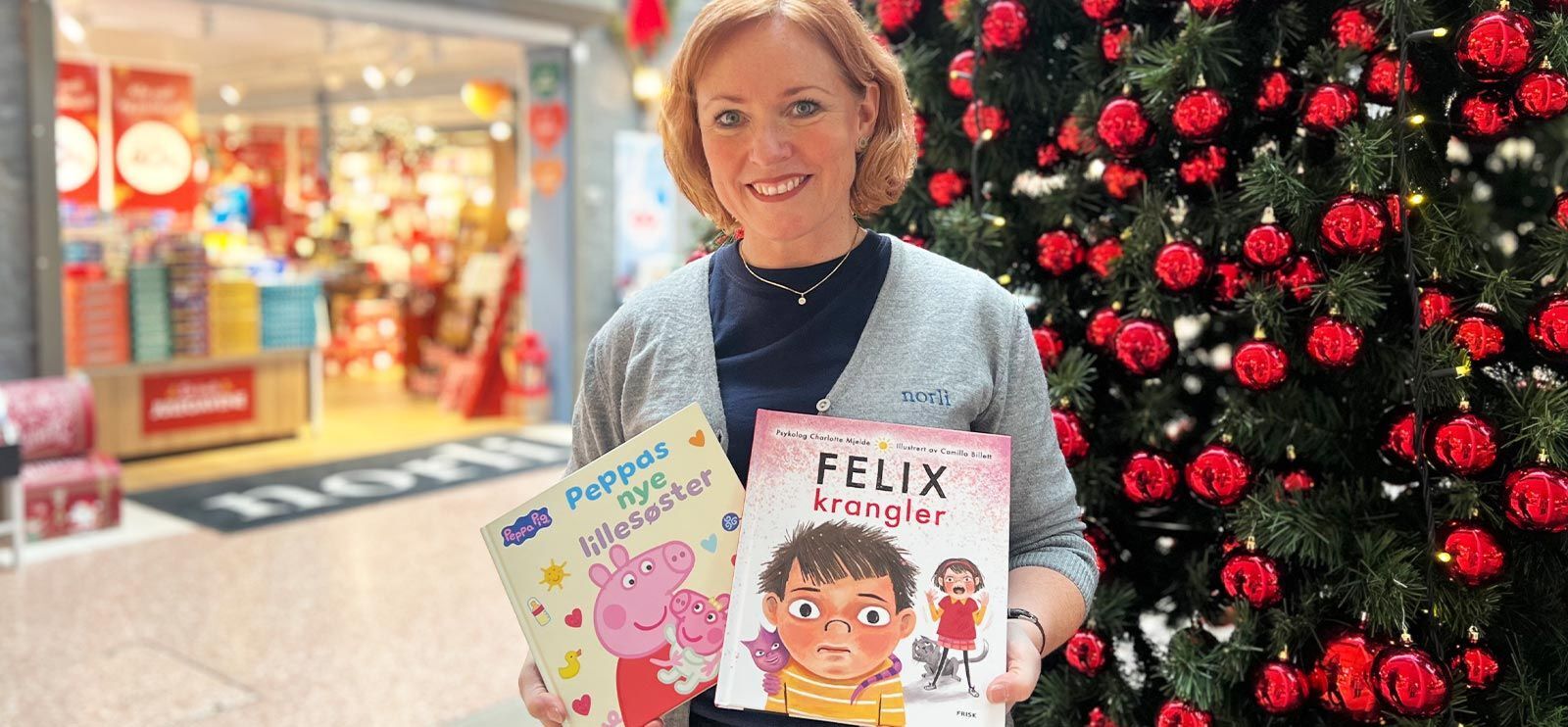 Gi en koselig bok som fanger oppmerksomheten til de minste. Foto: Maja Marcussen