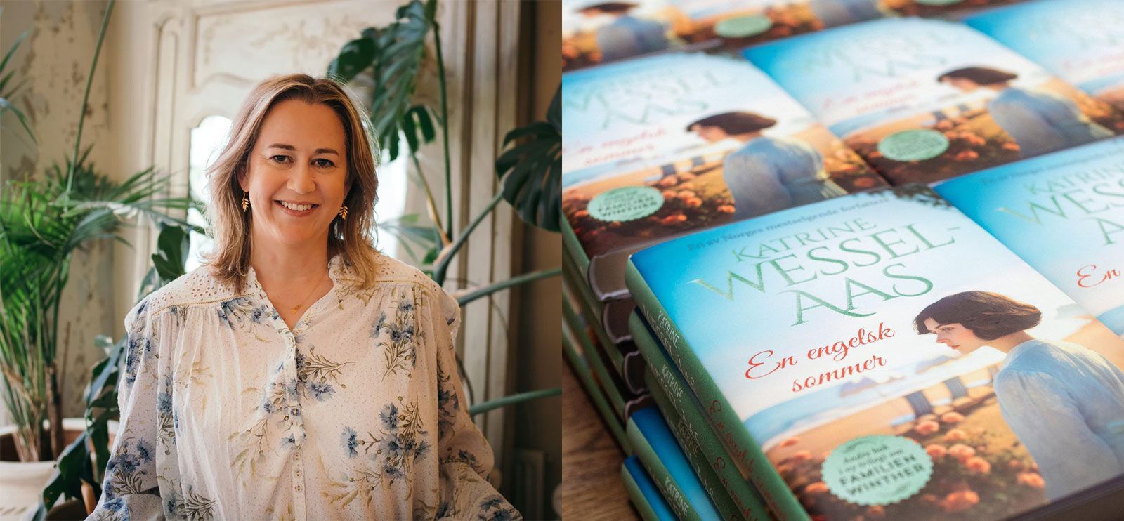 Katrine Wessel-Aas står bak en av Norges mest populære feelgood-serier! Foto: Christopher Helberg