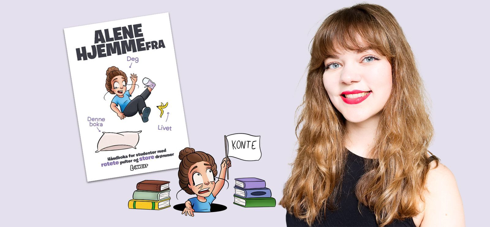 Linn Isabel Eielsen er forfatteren av "Alene hjemmefra".