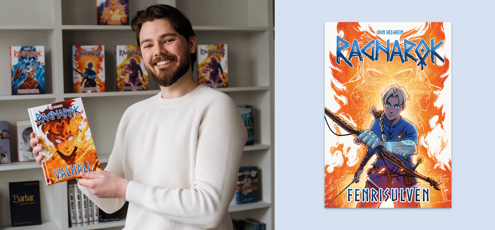 Les Odin Helgheims populære barnebokserie Ragnarok!