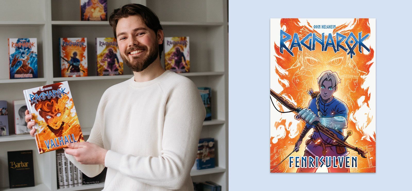 Les Odin Helgheims populære barnebokserie Ragnarok!