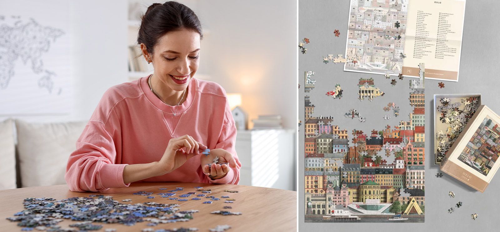 Det er koselig og avslappende å pusle puslespill! Foto: New Africa