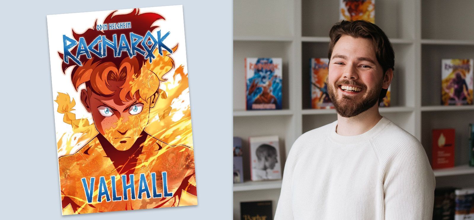 Les Odin Helgheims populære barnebokserie Ragnarok!