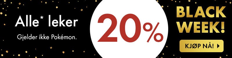 Black Week: 20% på leker.