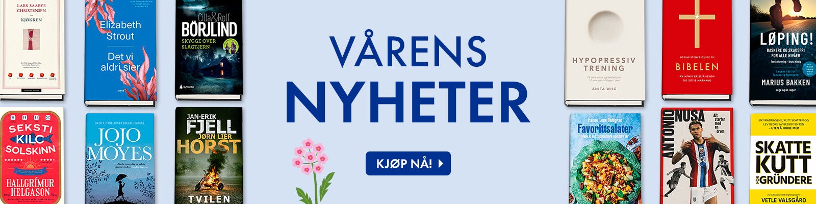 Nyheter og bestselgende bøker. Nyheter og bestselgende bøker.
