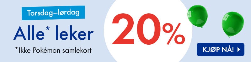 Medlemsfest: 20% på leker.