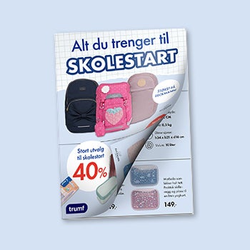 Se vår store skolestart-katalog.