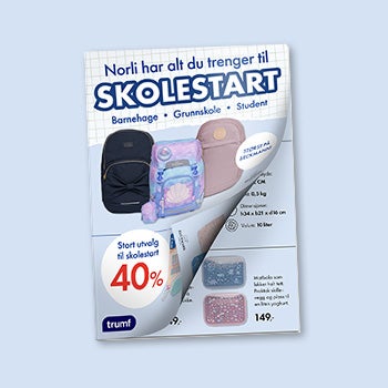 Se vår store skolestart-katalog. Se vår store skolestart-katalog.