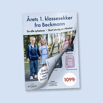 Beckmann katalog med 1. klassesekker