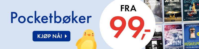 Pocketbøker fra 99,- på påskesalg