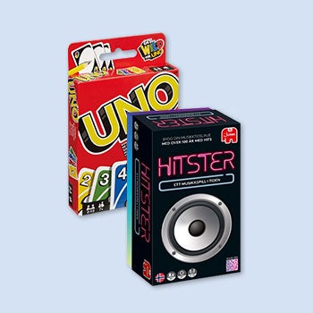 40% på alle spill og puslespill.