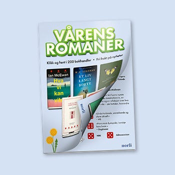 Katalog med vårens romaner.