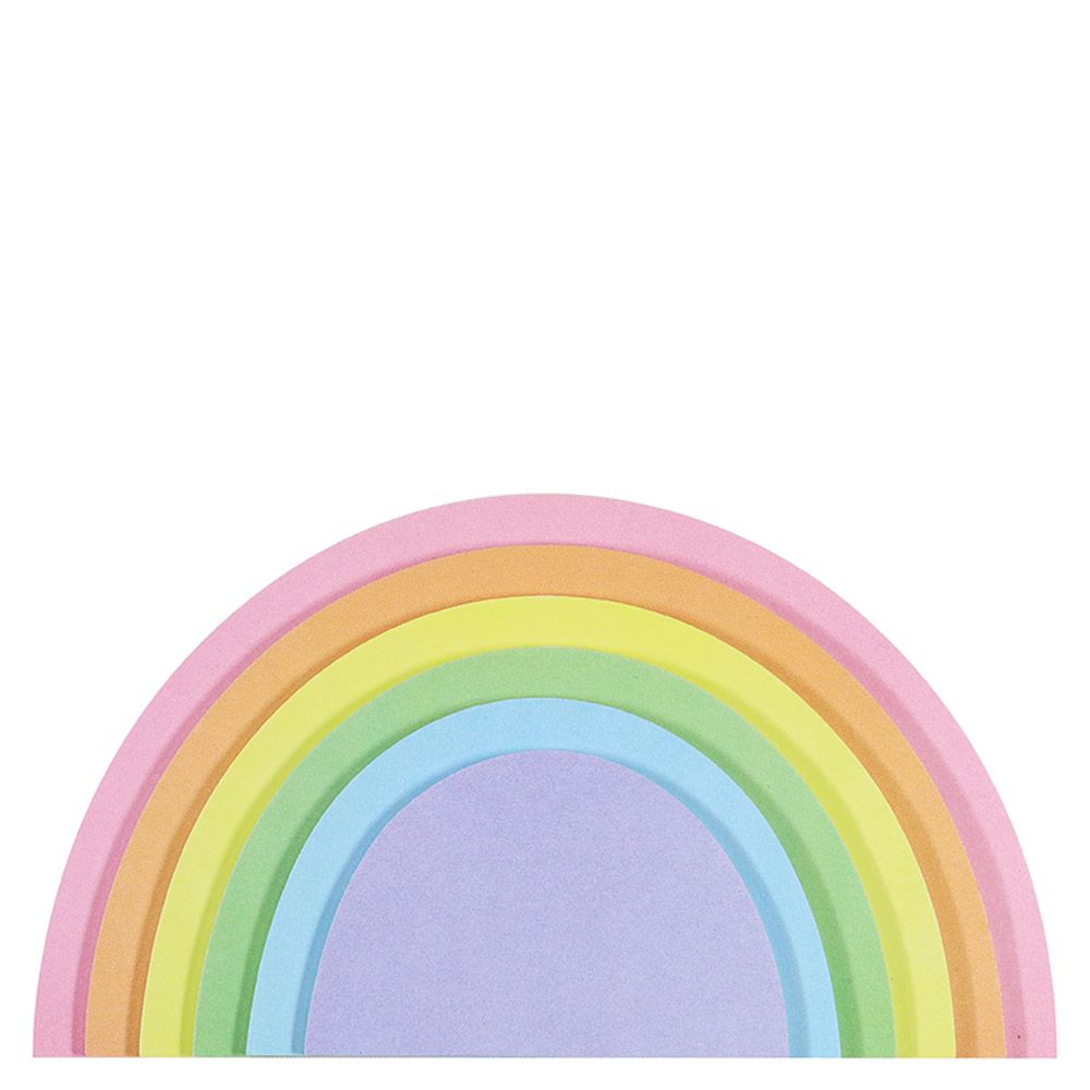 Selvklebende 3D Rainbow Sticky Notes